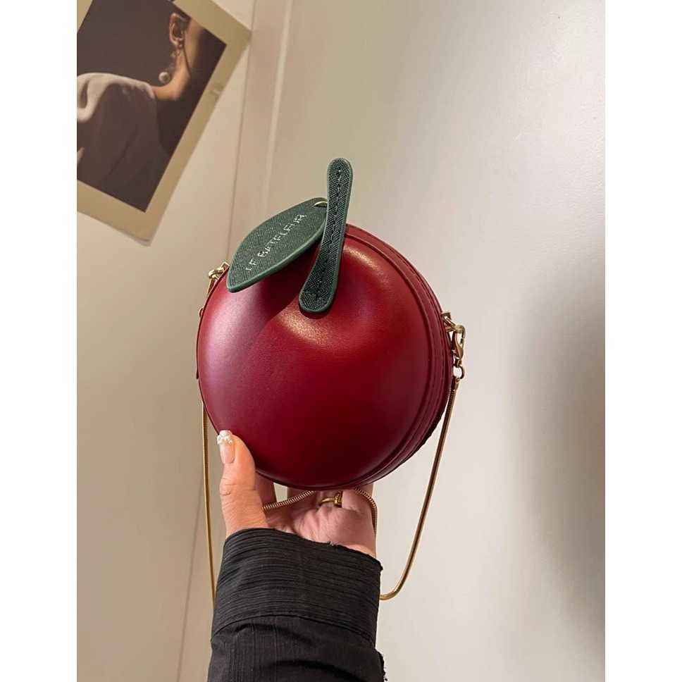 Summer Fresh and Cute Small Round Bag Trendy Women's Bag New 2024 Casual Versatile Ins Chain Crossbody Bag L26720