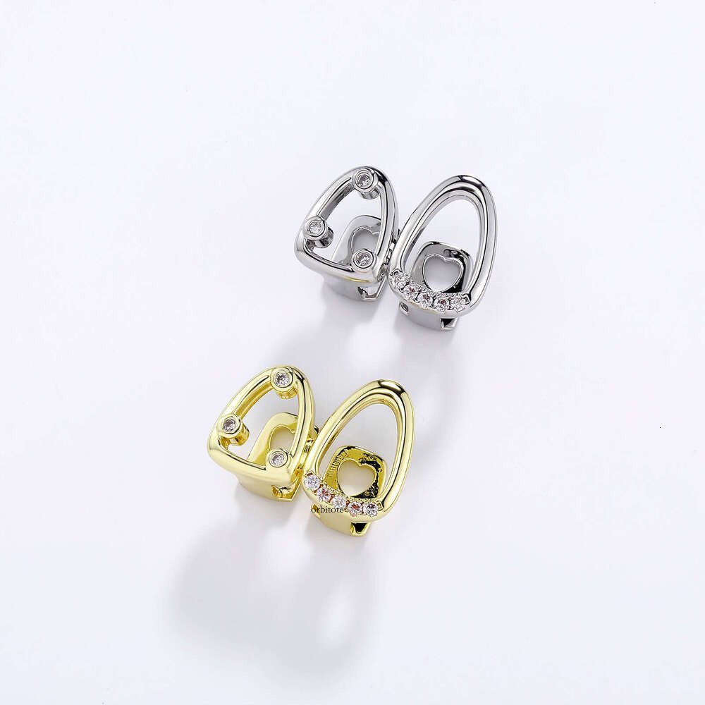 Jewelry Hot-Selling Micro-Inlaid Moissanite Hip Hop Style Braces Unisex Street Personality Trendy Teeth Jewelry Wholesale