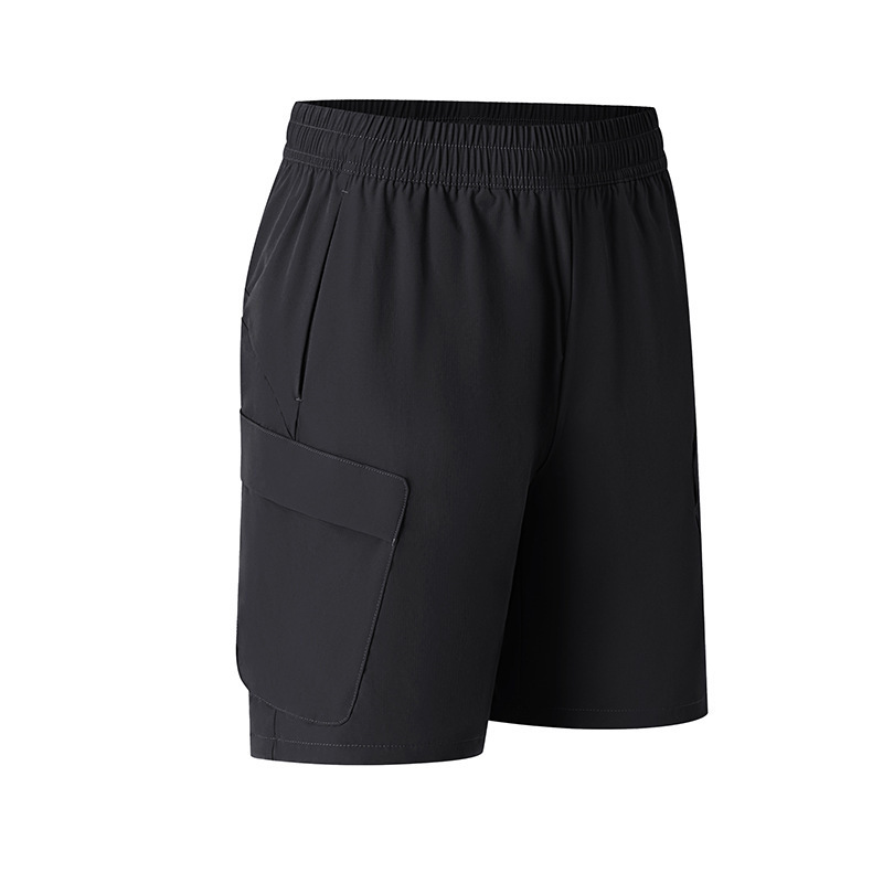 L-5939 Men's Performance Sports Shorts Alternative Quick-Dry Knee-Length Outdoor Cycling Shorts Lightweight Athletic Pants for Running Hiking a