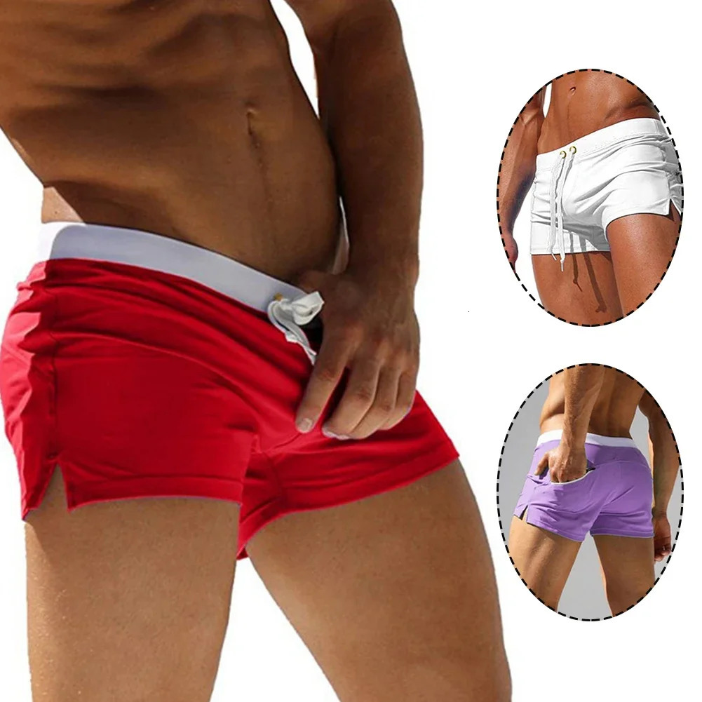 Men's Fashionable Beach Shorts Made of Polyester Multi-color Sports and Casual Three Piece Shorts for Men 260805