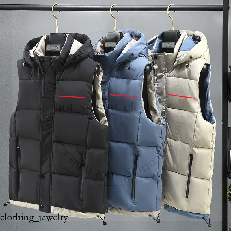 Vests Designer Vest Winter Jackets Fashion Mens Women's Pocket Jacket Sweatshirt High Quality Sleeveless Zipper Material Loose Fashion Trend Co