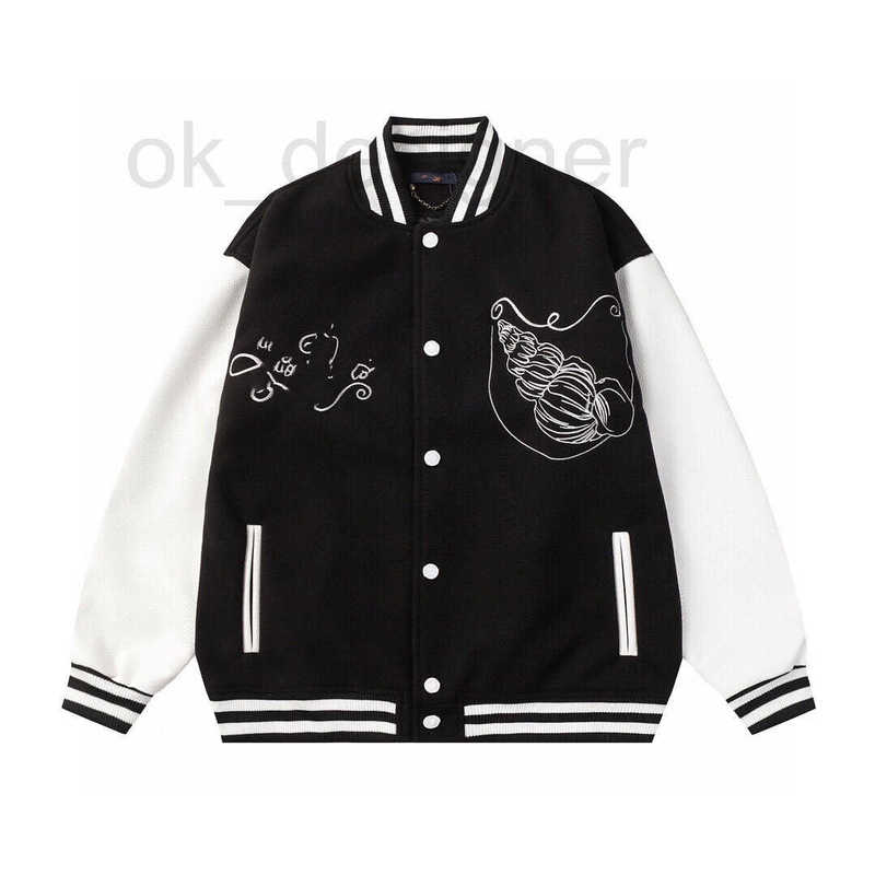 Men's Jackets Designer High Version L Letter Towel Embroidery Ten Thousand Needles Embroidery Baseball Jacket Unisex ZEQE