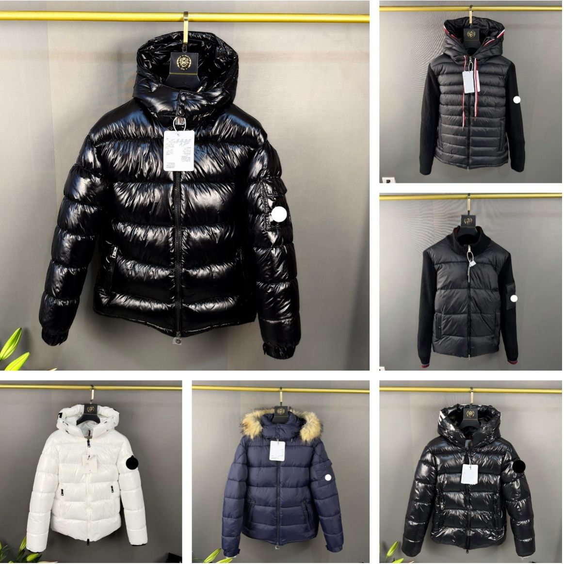 Monclorr Jacket Puffer Jacket Men's Designer Jacket Winter Windproof Down Jacket Shiny Matte Material M-5XL New Fashion Designer Canadian Parka