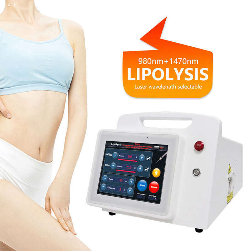 Ace Portable 980Nm+20W+1470Nm+3W Endolaser Diode Para Lifting Facial Face Lifting Fat Dissolving Lipolysis Abdomen Fat Removal Body Slimming Machine