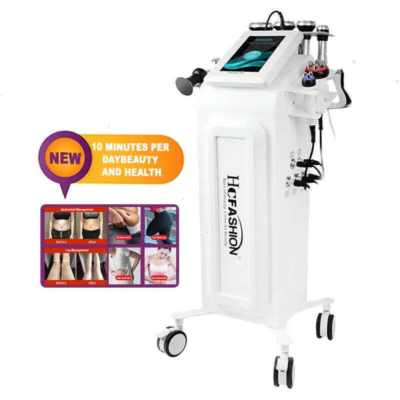 New Arrival 9 In 1 Ultrasonic Fat Cavitation Machine Radio Frequency Cellulite Reduction Machine Ultrasonic Cavitation And Rf Lifting Slimming Machi