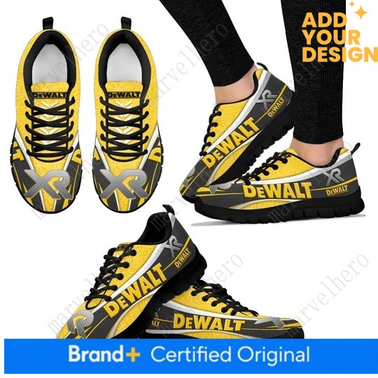 Dewalt Sports Shoes Mens Womens Sneakers Cartoon Anime Casual Custom High Quality Couple Shoes Unisex Casual Sports Shoes
