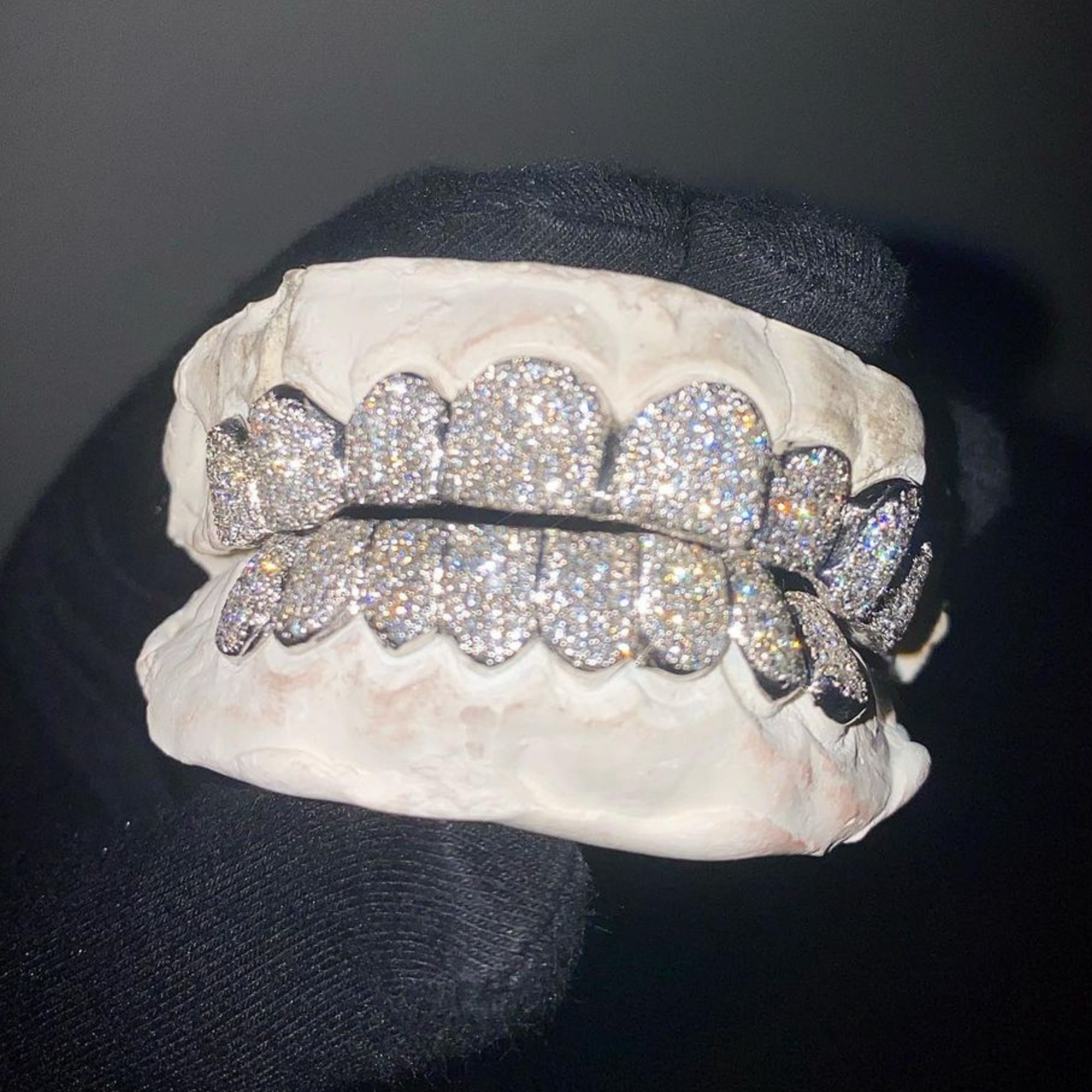 Luxury VVS Moissanite Grillz Iced Out Custom Design HipHop High Quality Dental Bling Jewelry Gold Plated 925 Silver Teeth Grills