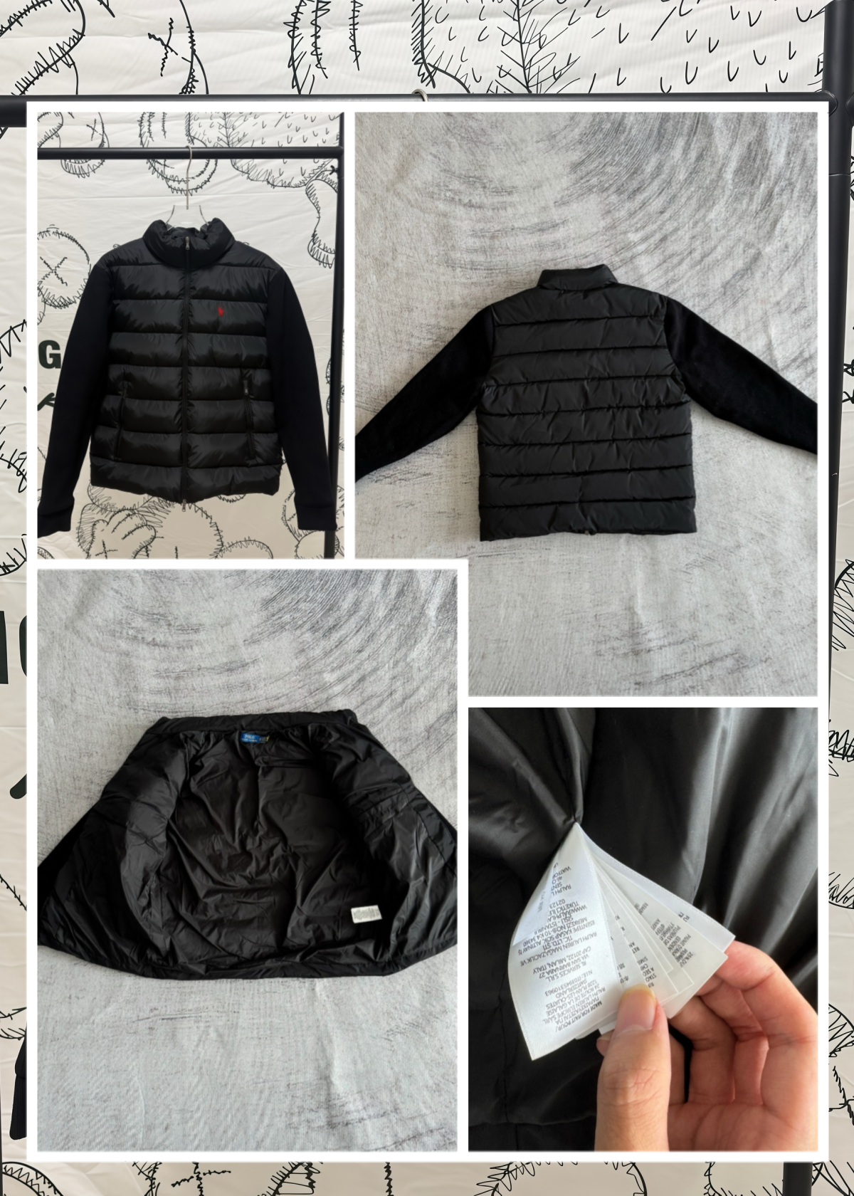ralflaurin Winter Jacket Winterjacke Mens Coat Mens Puffer Jacket Mens Jacket Coats Designer Men Hooded Zipper Winter Polo Puffer Designer Puffer Ja
