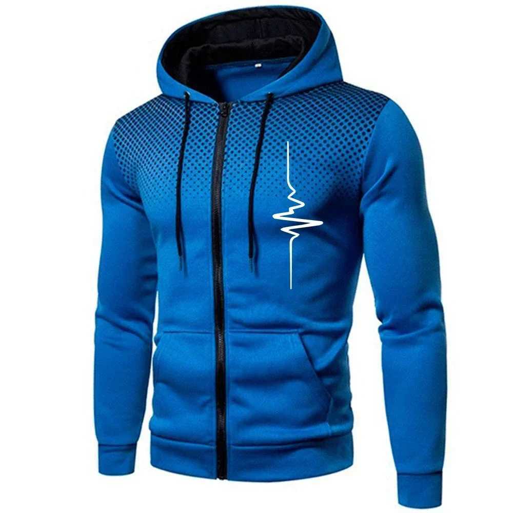 2026 Hot Sale Men's Zipper Hoodie High Quty Hooded Long Slve Sweatshirt Autumn Winter Daily Casual Sports Jacket Outerwear S2608052TWZ