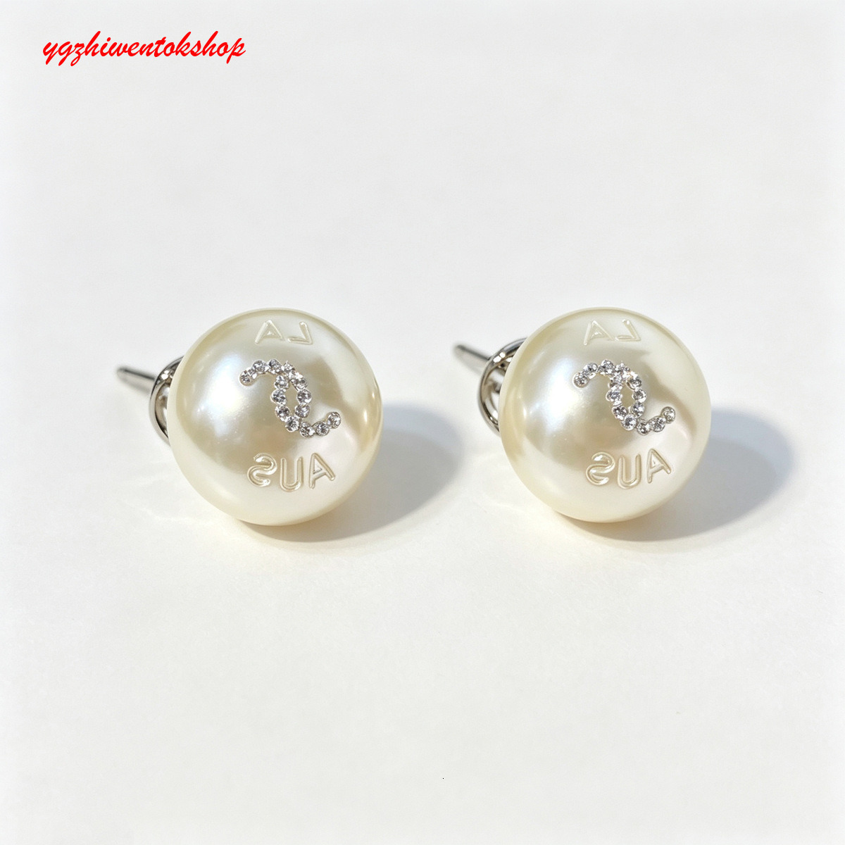 box Designer cc Earrings 26 Pearl Earrings Simple Elegant channel