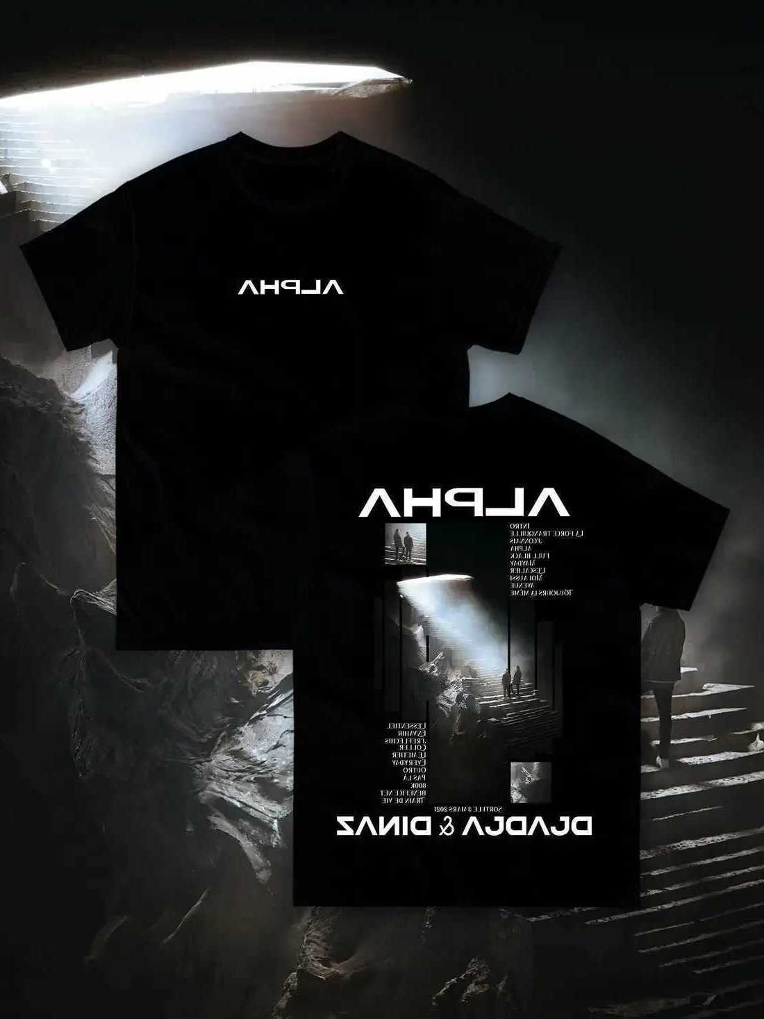 Mens NEW Cotton O-neck short-sved Cotton T-shirt Djadja Dinaz Album Man clothing Fashionable Retro Oversized Y2K shirt D260805