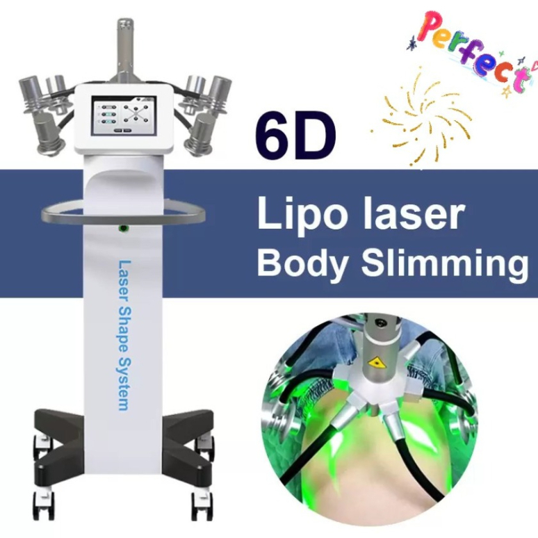 532Nm Wavelength 6D Lipolaser Body Shape Slimming Machine Green Light Therapy Lipolysis Abdomen Fat Reduction Weight Lost Zz.V1.1B