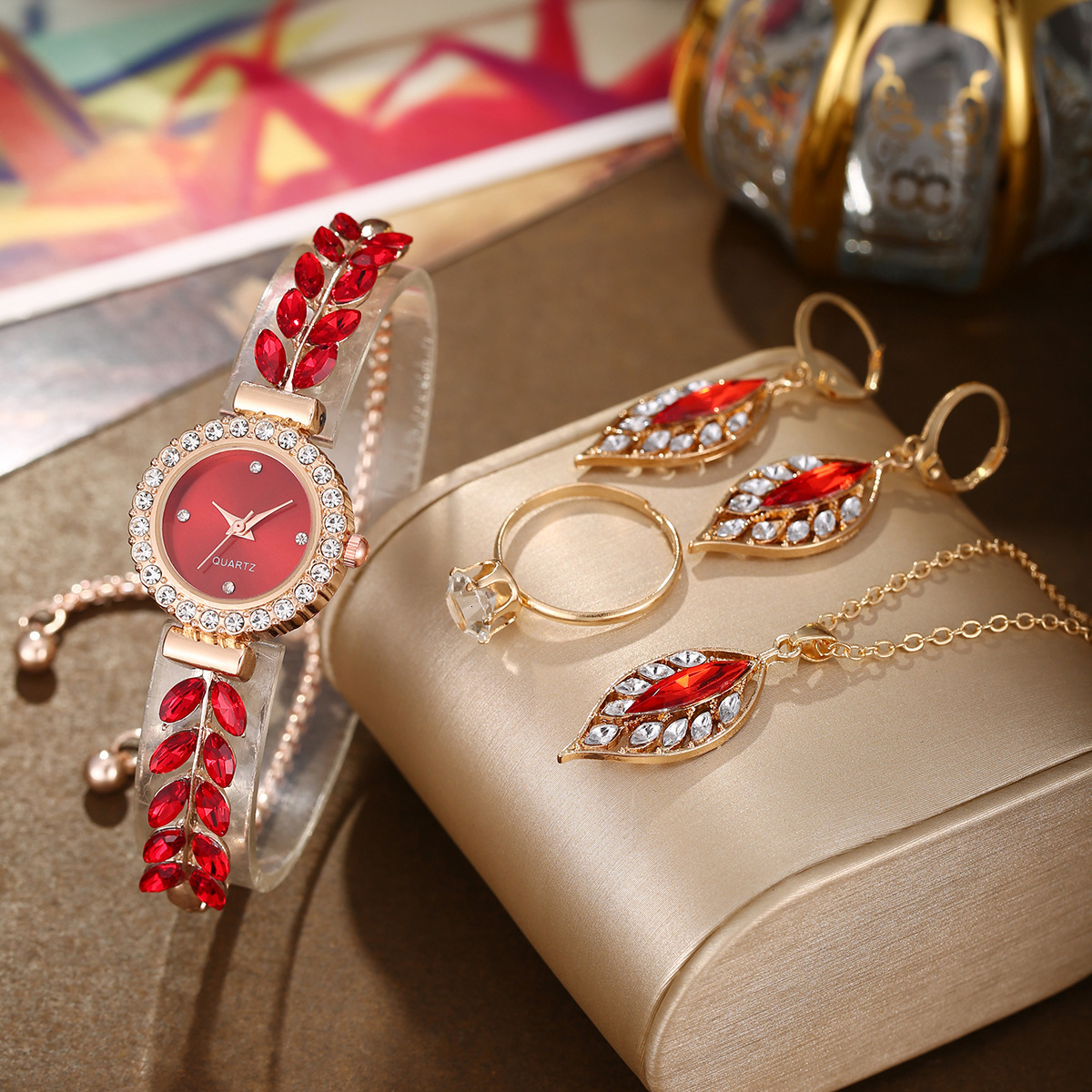 ladies Women Wrist Watch 2026 Hot-Selling Korean Version Diamond-Studded Elegant Internet Celebrity quartz Popular Bracelet Women's Quartz Wris