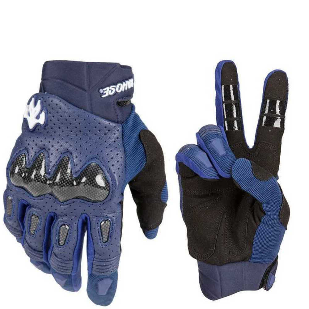 Genuine 2025 Mens Sheepskin Leather Motorcycle Gloves Motocross Motorbike Biker Racing Motor Riding Moto Rider Glove J260805