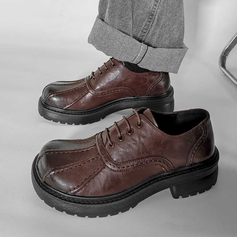 Elegantes Hot-selling Male Oxfords Shoes Wedding Formal Dress Footwear Classic Men's Derby Shoes Casual Leather Shoes Sneakers H260805