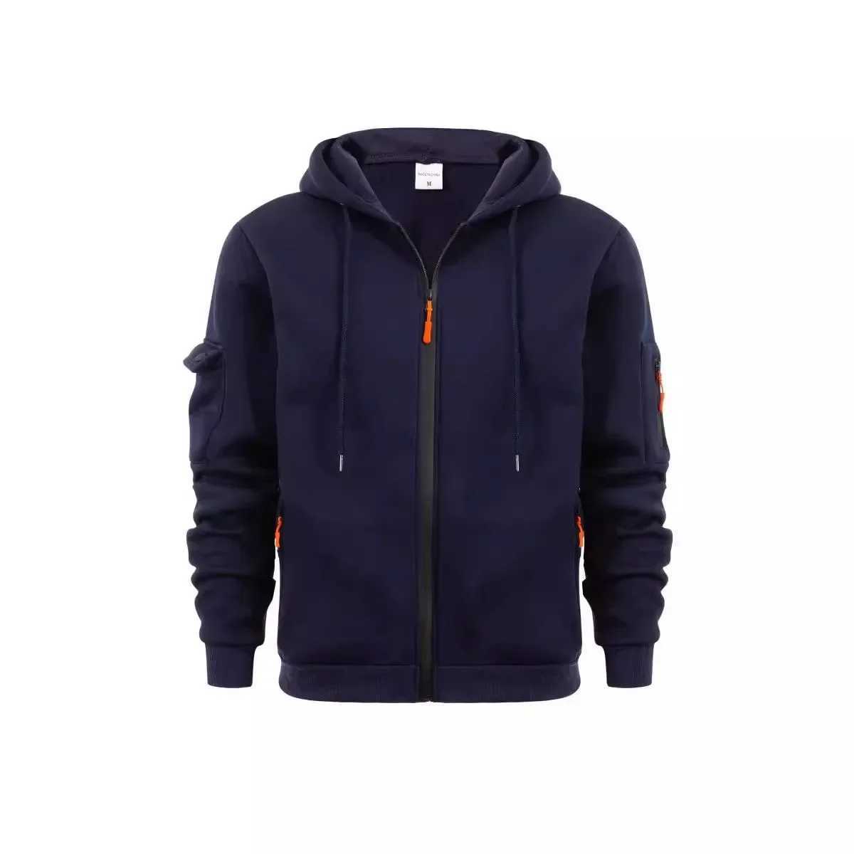 2026 New Men's Sweatshirt Hoodie for Spring and Autumn. Zipper and Arm Pocket Cardigan. Men's Sports Plus Size Casual Jacket. S260805PMNA