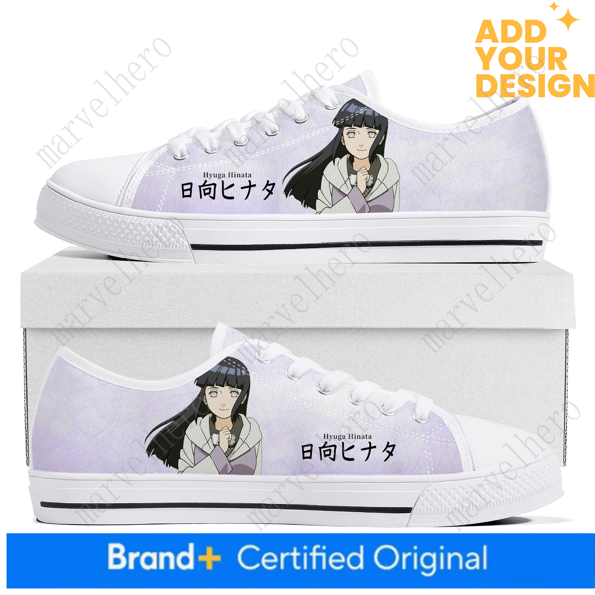 Sasuke Uchiha Hinata Hyuga Low Top Shoes Mens Womens Teenager Cartoon Anime High Quality Canvas Sneaker Casual Unisex Couple Shoes Custom Shoe