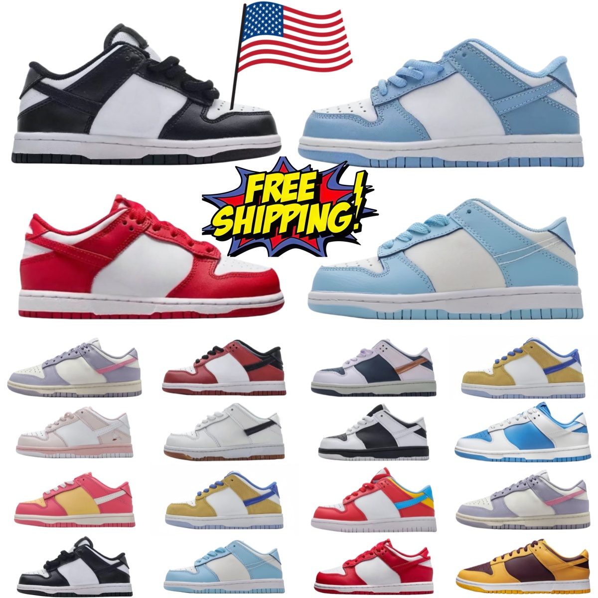 2026 free shipping kidshoes brand designer shoes formal shoes casual sports SB1s suitable for daily school wearing high quality light luxury KIDSsb1