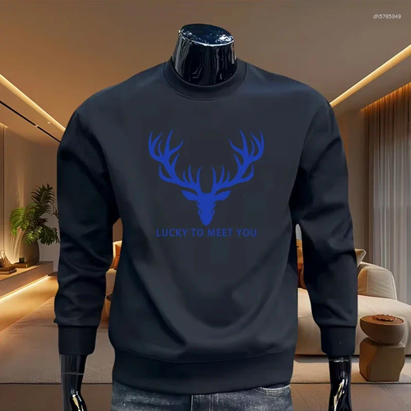 Men's Hoodies 2026 Arrival Sweatshirt Spring Autumn Daily Casual Fashion O-neck Hoodie Male Home Outdoor Comfort Long Sleeve Tops