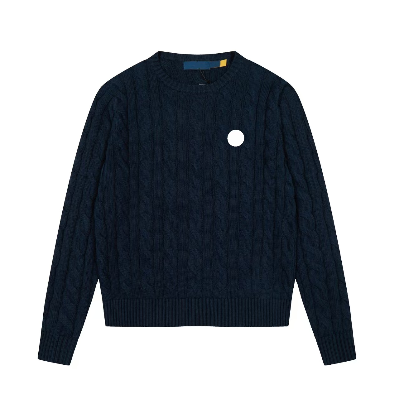 Women Sweaters Women Men Vintage Cable Twisted Knit Sweater Classic Collared Long Sleeve Knitted Pullover Soft Casual Preppy Style Daily Knit Top Mu