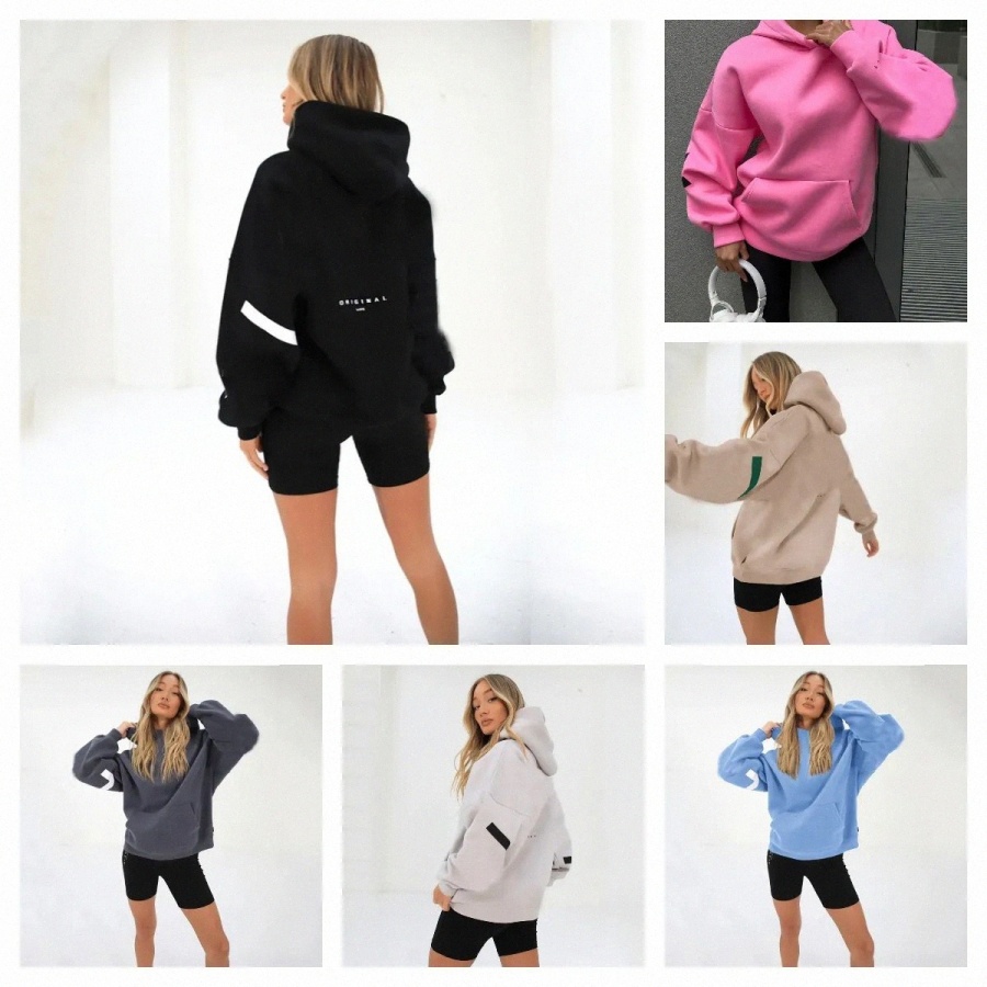 Women hoody Y2k Girl Sweatshirts Casual Letters Print Sweatshirt Women Fashion Long Sleeve Loose Streetwear Spring Autumn Winter Lady Pullovers R5dZ