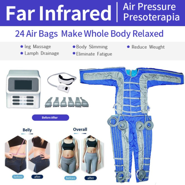 3 In 1 Far Infrared Ems Slimming Pads Lymph Drainage Air Body Pressure Therapy Machine For Sale Zz.V1.0A