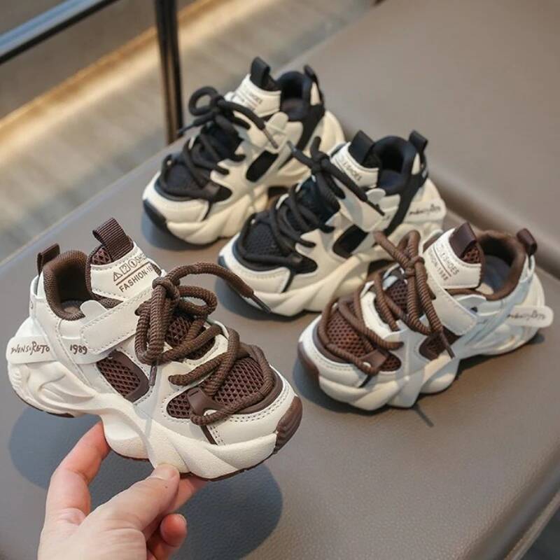 Summer Kids Fashion Sport 2026 New Boys Girls Non Slip Sole Lightweight Comfortable Design Sneakers Outdoor Play Shoes 26Y0805