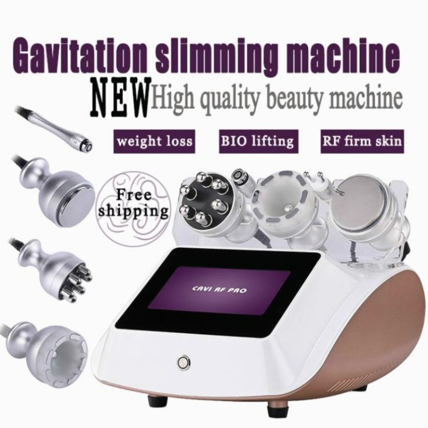 Bipolar Radio Frequency Slimming Ultrasonic Cavitation 5In1 Cellulite Removal Machine Vacuum Fat Loss Beauty Equipment Zz.V1.0A