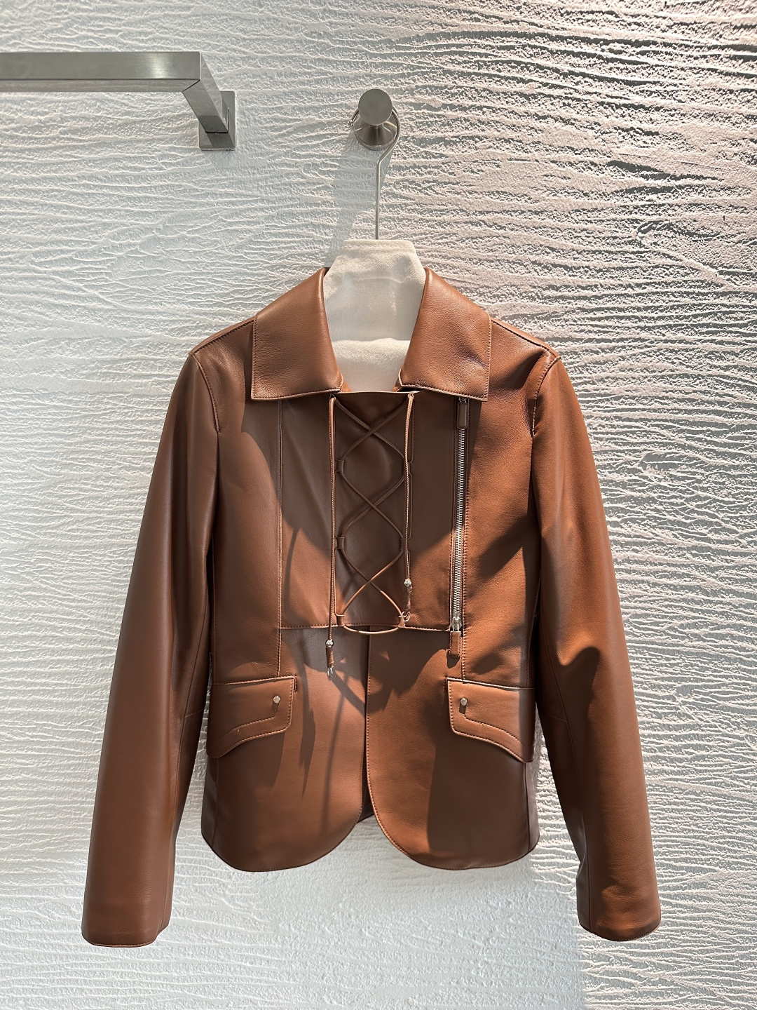 leather jacket women leather jacket designer clothes women Lapel neck Genuine Leather Jacket coat women jackets womens designer jacket women jacket