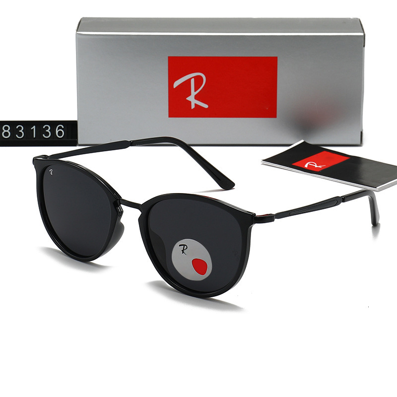 Teardrop shape Sunglasses Round Frame Sunglasses for Men and Women Casual rainess sunglasses Protection Designer Shade RB sunglasses 50c