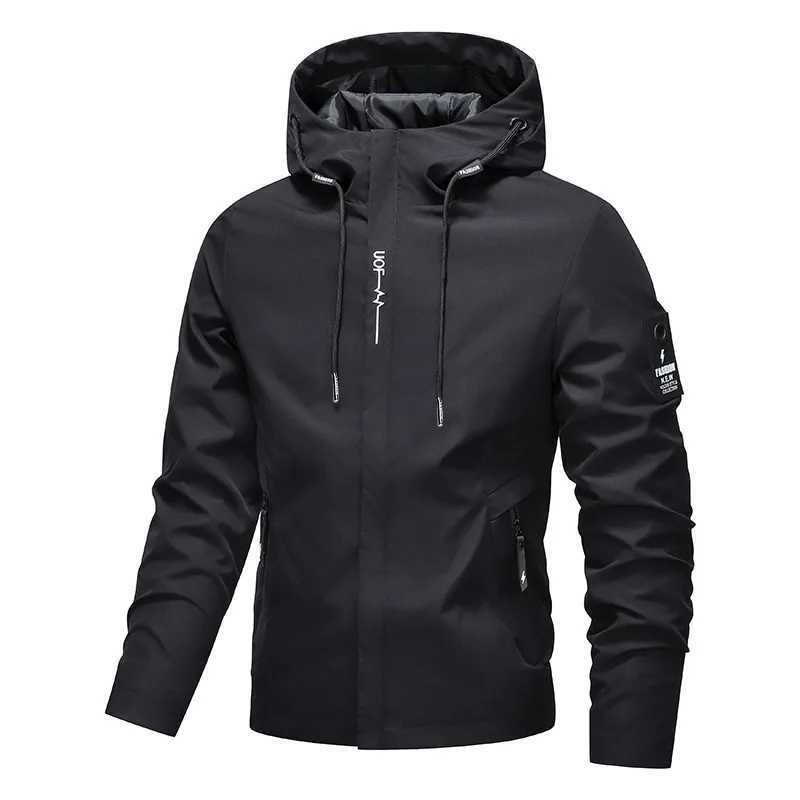 2026Men's Outdoor Lightweight Cycling Coat with Hood Hiking Windproof Jacket Climbing Outdoor Jackets Leisure Strtwear Clothes S260805XGL1