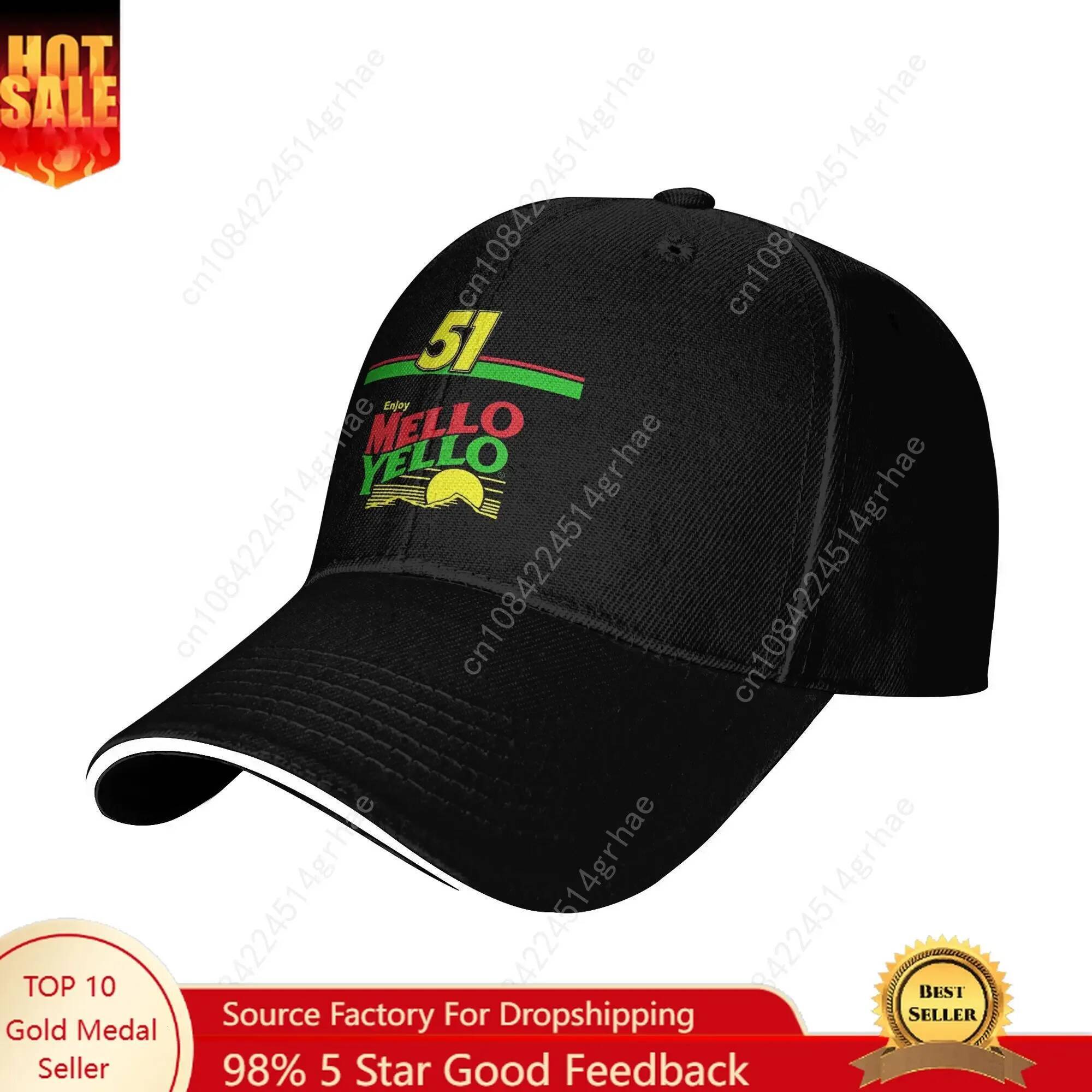 Summer Days of Thunder Baseball Mello Yello Running Hippie Fashion Custom DIY Hats Women Men Sun-Proof Snapback Cap