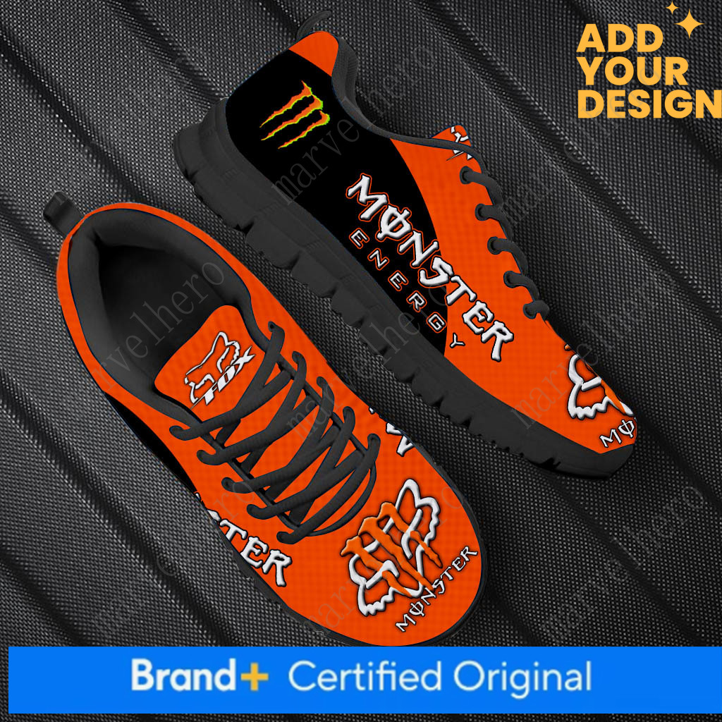 Monster Energy Sports Shoes Mens Womens Sneakers Cartoon Anime Casual Custom High Quality Couple Shoes Unisex Casual Sports Shoes