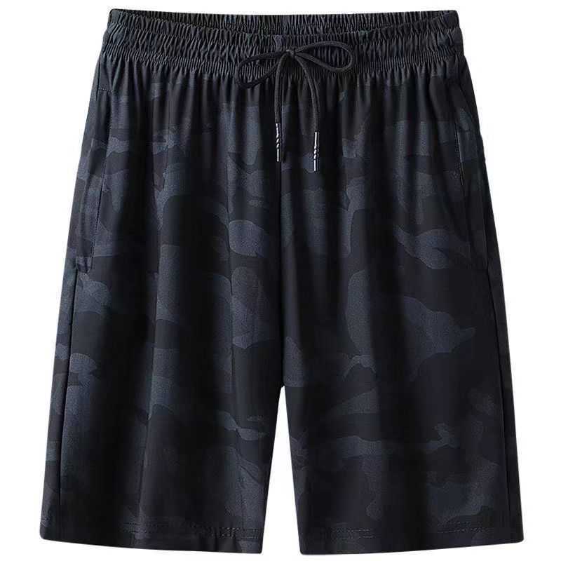 Summer Casual Sports Shorts for Men Ice Silk Mesh Thin Camouflage Pants Loose Plus Size Casual Running Shorts S260804HTQP