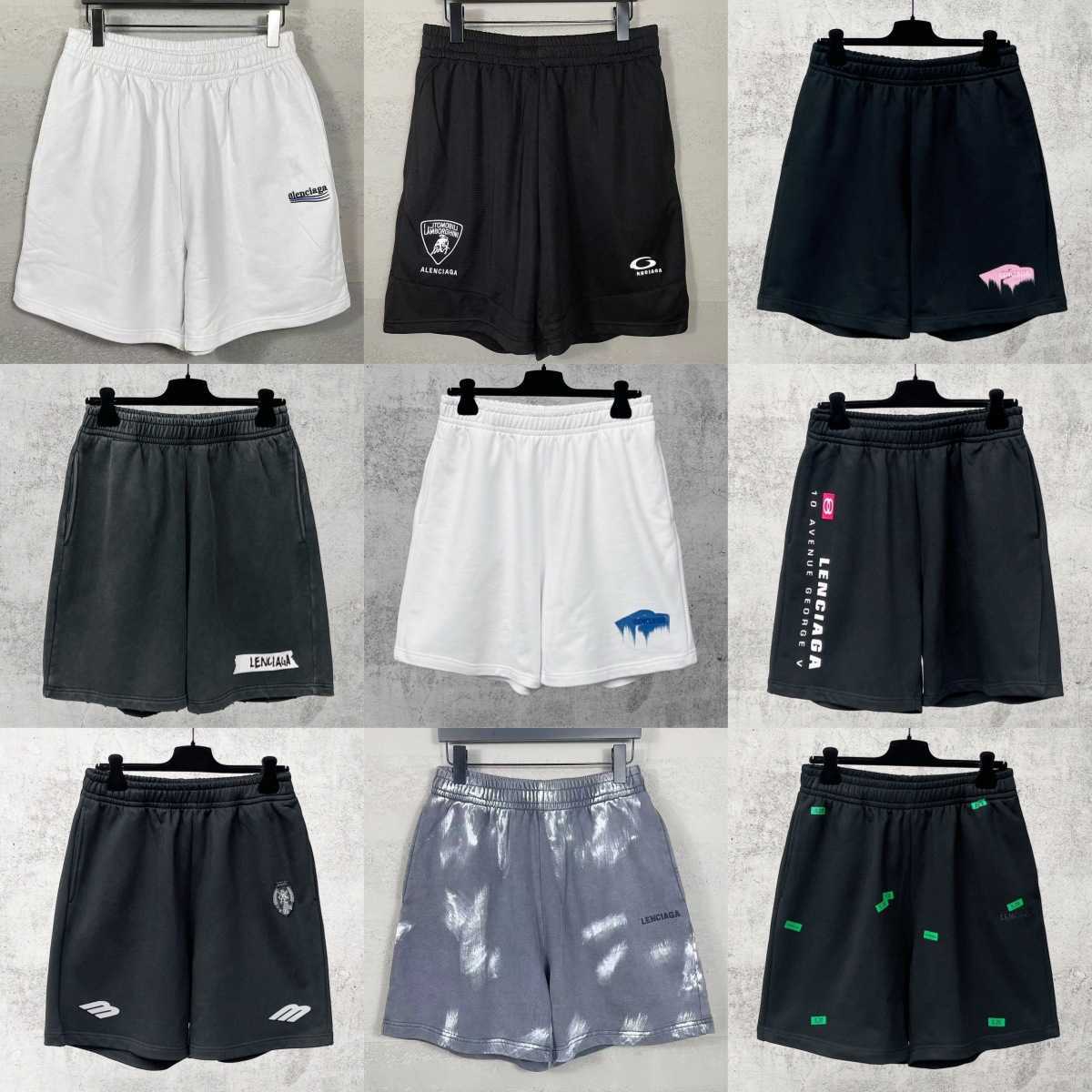High-quality Paris B-brand shorts 2025 new model cola wave embroidery loose fit for both men and women S2608040CV2