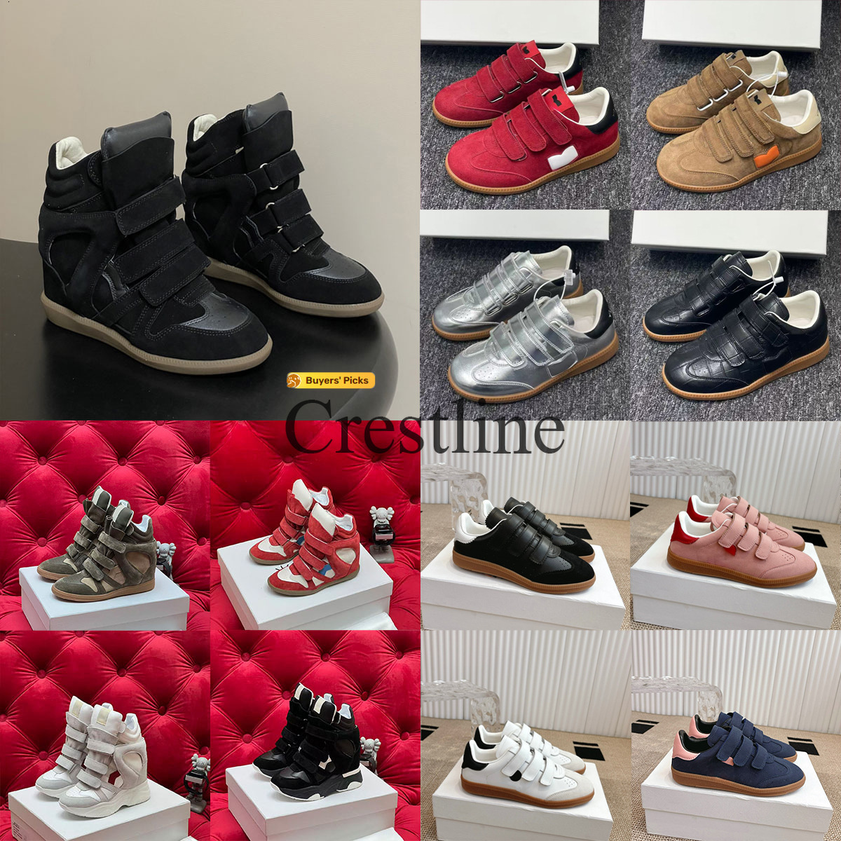 Top Quality deisgner Brand Hot Sale-Black Genuine Leather winter boots Leather-Trimmed Suede Sneakers Fashion Show New Shoes