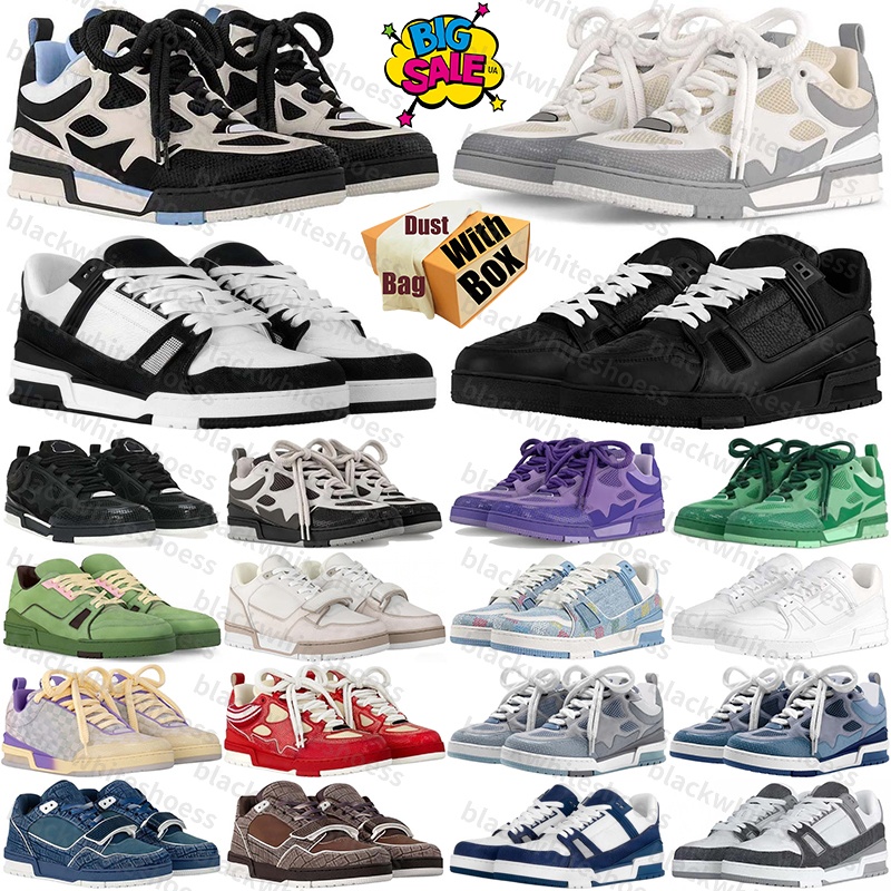 With Box Designer vittonnshoes Trainer Sneaker skate Sport Shoes for mens womens chaussure chaussures schuhe scarpe trainers schoenen d h gate baske