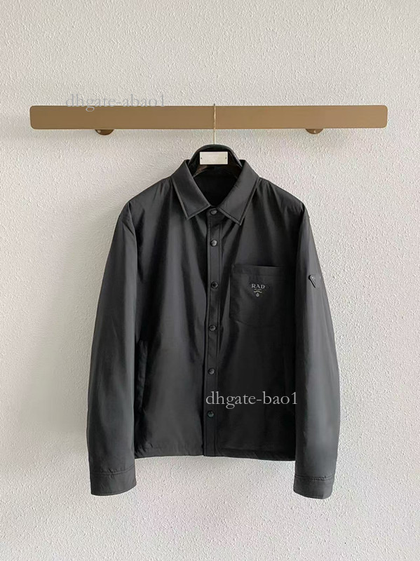 Designer Authentic Version Of New Autumn Winter Men's Casual Jacket With A Lapel Collar And Letter Pocket Design On The Chest 586f