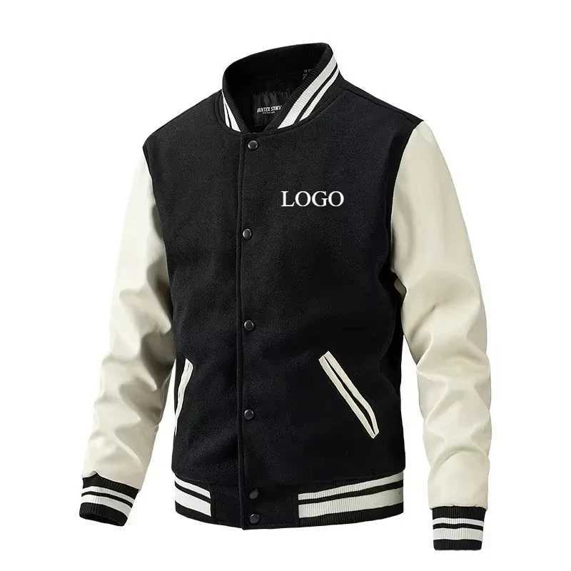 DIY Winter Men's Baseball Jacket High Quty Cotton Thicken Warm Coat Korean Fashion Casual Bomber Jacket Men Clothing 3XL S260805VM5R