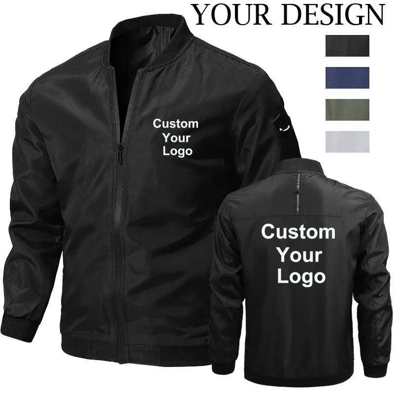 New Men's Customize Your Casual Jacket Men Fashion Loose Mens Jacket Sportswear Bomber Jacket Mens Jackets and Coats S260805F2PO