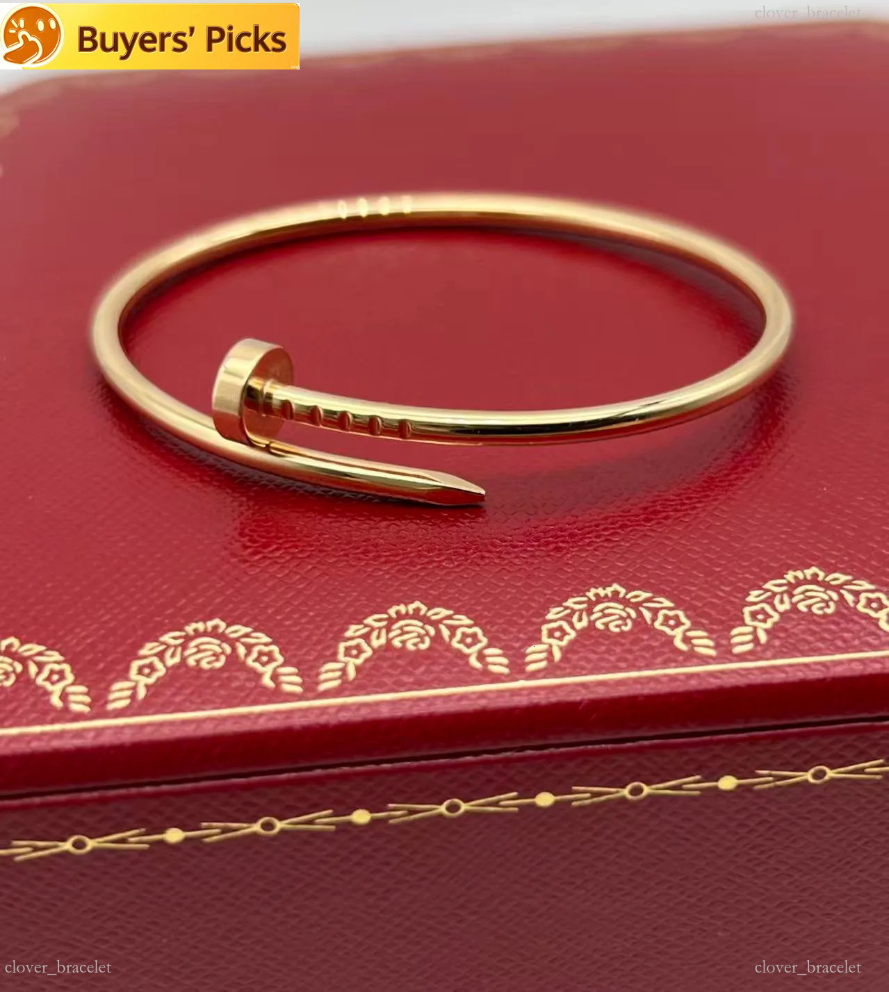 Bracelet thin Bracelets designer for women bangles 18K rose gold silver black nail bracelet Designer Jewelry Silver Luxury Jewelrys with box Quick a