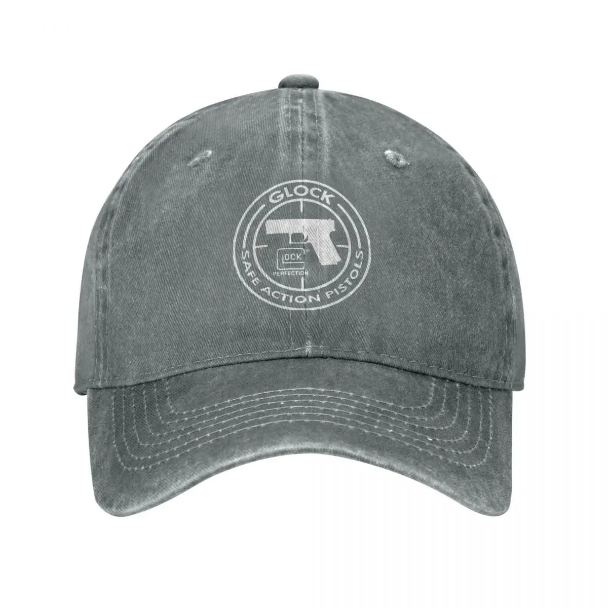 Vintage Tactical Shooting Gun Baseball Caps Men Women Distressed Denim Washed Sun Cap Outdoor Summer Gift Hats Cap 260804