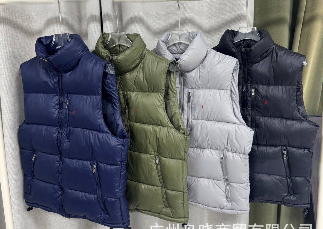 Men Down embroidered Vests Designer Winter body warmer gilet puffer Jacket Designers Waistcoat Couple Bodywarmer Jackets Sleeveless Outdoor Warm Thi