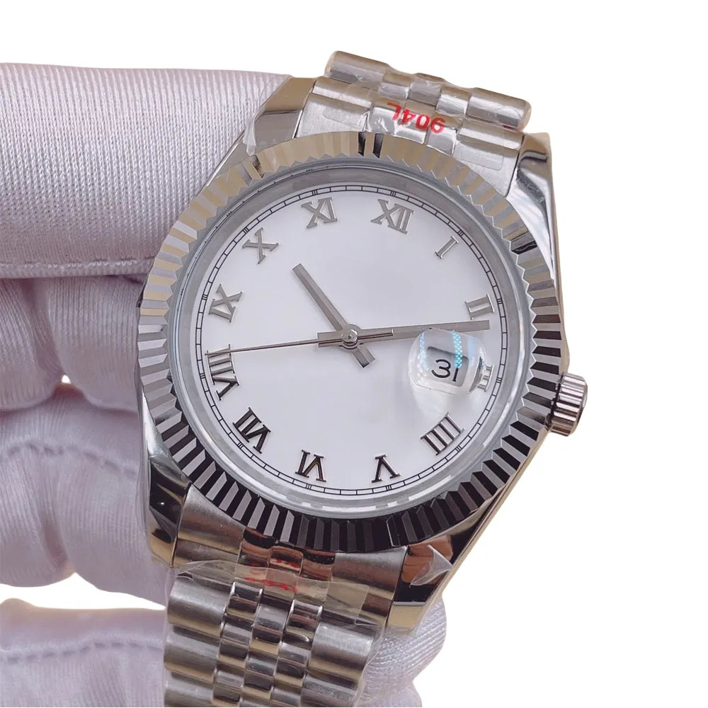 41MM Unique Fluted Bezel Tough Texture Wristwatches Super U1 Upgraded Automatic Mechanical Sapphire Watch Stainless Steel Mens Watches