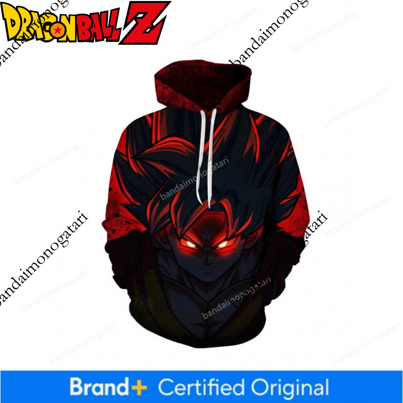 TEMU cross-border bestseller: Men's long-sleeve hoodie with 3D printed Dragon Ball anime character, casual sweatshirt 8380