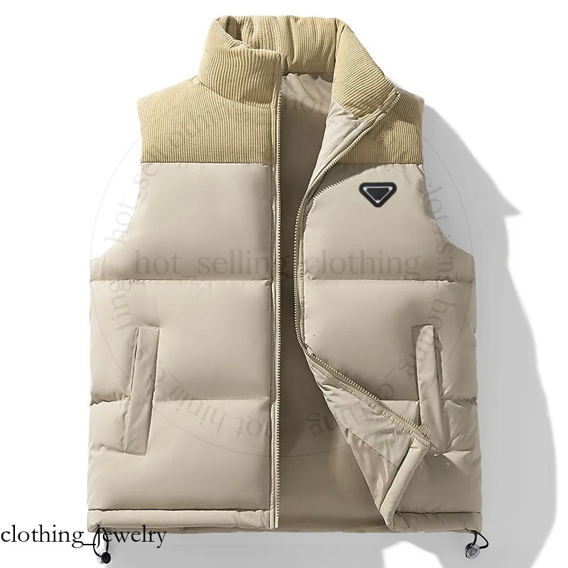 Fashion Designer Men's Vest Parkas Autumn Winter New Women Down Cotton Coat Hooded Padded Parka Jackets Warm Thick Coats Female Outerwear 0a8