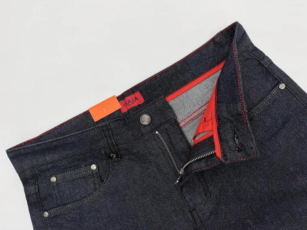 Men's Jeans BLSK CPRT Thick Cotton Men 2026 Autumn Winter Embroidery Casual Fashion Comfortable Straight Size 30-42 Long Pants