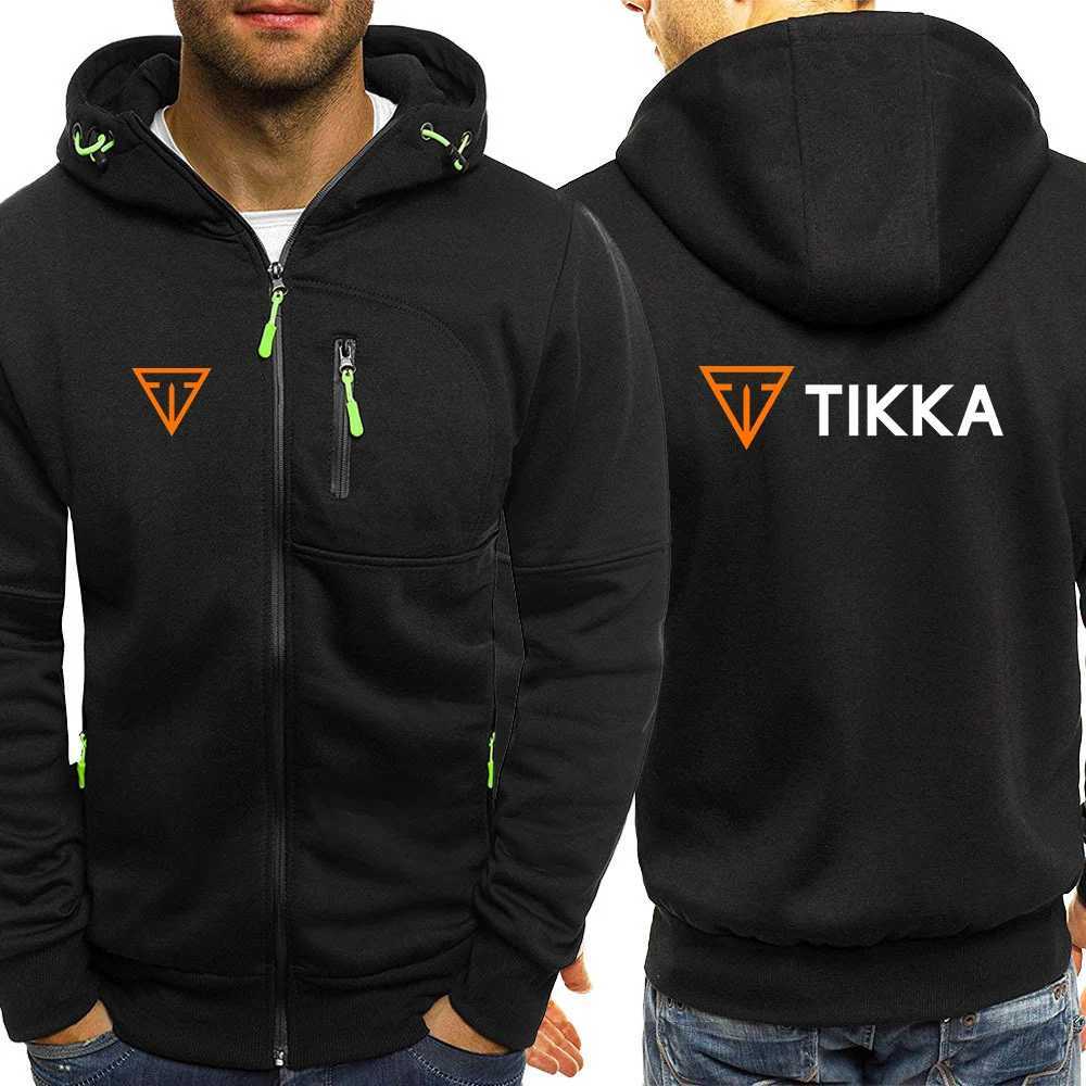 Tikka By Sako Finland Firearms 2022 Men's New Hooded Coats Casual Zipper Hoodies Sweatshirt Sportswear Fashion Jackets Tops S260805IB83