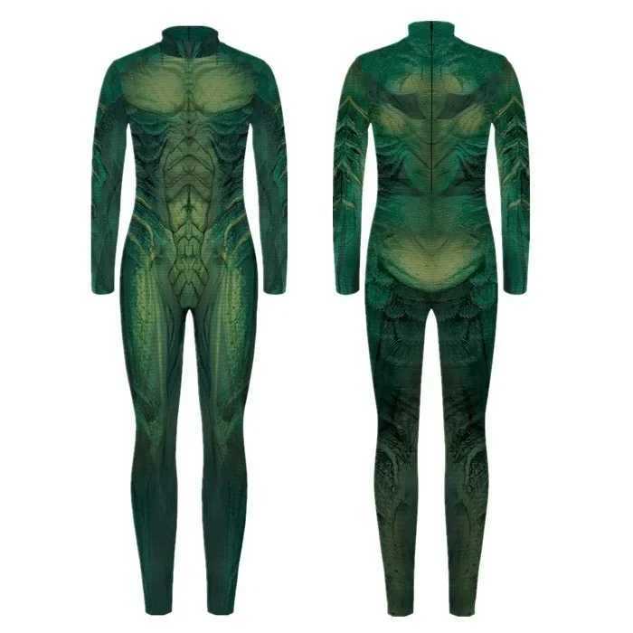 Unisex Cyber Punk 3D Digital Printing Halloween Party Role Play Outfit Women Men Cosplay Costume Carnival Jumpsuit T260804UYNH