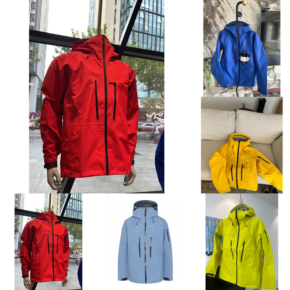 Designer Zip Up Waterproof Arct Ski Jacket Men Women Goretex Hard Shell Hood Windbreaker High Quality Fashion Clothes Arter Jacket Trend Coat Arcs J